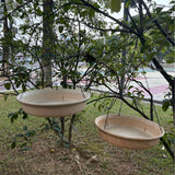 Maxbell Bird Feeder Dish with Chain Hanging Bird Bath for Outside Parrot Hummingbird