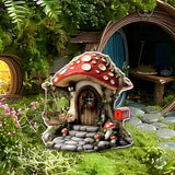 Maxbell Yard Garden Stake Acrylic Mushroom House Yard Sign for Flower Bed Lawn Patio
