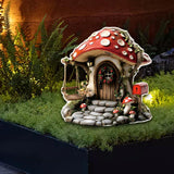 Maxbell Yard Garden Stake Acrylic Mushroom House Yard Sign for Flower Bed Lawn Patio