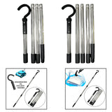 Maxbell Hook for Robotic Pool Maintenance Tool Replacing Detachable Assembly Pole Accessories 4 Sections