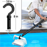 Maxbell Hook for Robotic Pool Maintenance Tool Replacing Detachable Assembly Pole Accessories 4 Sections