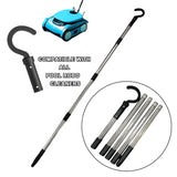 Maxbell Hook for Robotic Pool Maintenance Tool Replacing Detachable Assembly Pole Accessories 5 Sections