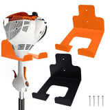 Maxbell Lawn Trimmer Stand Wall Mounted Multiuse Organizer for Household Garage Mops Black