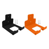 Maxbell Lawn Trimmer Stand Wall Mounted Multiuse Organizer for Household Garage Mops Black