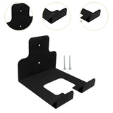 Maxbell Lawn Trimmer Stand Wall Mounted Multiuse Organizer for Household Garage Mops Black