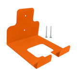 Maxbell Lawn Trimmer Stand Wall Mounted Multiuse Organizer for Household Garage Mops Orange