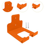 Maxbell Lawn Trimmer Stand Wall Mounted Multiuse Organizer for Household Garage Mops Orange