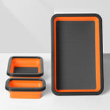 Maxbell Foldable Magnetic Parts Tray Practical Organizer for Screws Nuts Accessories 3 Piece Set