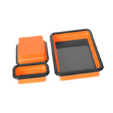 Maxbell Foldable Magnetic Parts Tray Practical Organizer for Screws Nuts Accessories 3 Piece Set