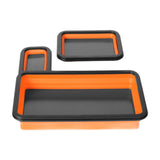 Maxbell Foldable Magnetic Parts Tray Practical Organizer for Screws Nuts Accessories 3 Piece Set