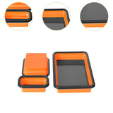 Maxbell Foldable Magnetic Parts Tray Practical Organizer for Screws Nuts Accessories 3 Piece Set