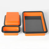 Maxbell Foldable Magnetic Parts Tray Practical Organizer for Screws Nuts Accessories 3 Piece Set