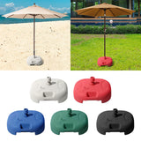 Maxbell Patio Umbrella Base Windproof Water/Sand Filled for Yard Summer Beach Market white