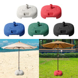 Maxbell Patio Umbrella Base Windproof Water/Sand Filled for Yard Summer Beach Market white