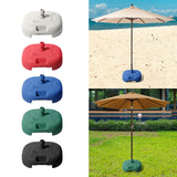Maxbell Patio Umbrella Base Windproof Water/Sand Filled for Yard Summer Beach Market white