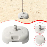 Maxbell Patio Umbrella Base Windproof Water/Sand Filled for Yard Summer Beach Market white