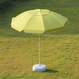 Maxbell Patio Umbrella Base Windproof Water/Sand Filled for Yard Summer Beach Market white