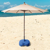 Maxbell Patio Umbrella Base Windproof Water/Sand Filled for Yard Summer Beach Market blue
