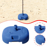 Maxbell Patio Umbrella Base Windproof Water/Sand Filled for Yard Summer Beach Market blue
