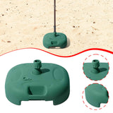 Maxbell Patio Umbrella Base Windproof Water/Sand Filled for Yard Summer Beach Market green