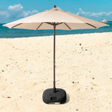 Maxbell Patio Umbrella Base Windproof Water/Sand Filled for Yard Summer Beach Market black