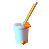 Maxbell Honey Bucket Frame Shelf Flat Honey Shelf Bucke Rack Beehive Spleen Cleaning Yellow