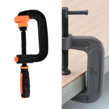 Maxbell G Type Woodworking Clamp Heavy Duty C Clamp for Wood Board Cutting Household Total Length 18.3cm