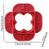 Maxbell Deck Spacer Tool Portable Deck Board Gap Tool for Hardwood PVC Decking Board Red 1 Piece