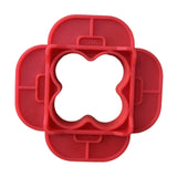 Maxbell Deck Spacer Tool Portable Deck Board Gap Tool for Hardwood PVC Decking Board Red 1 Piece