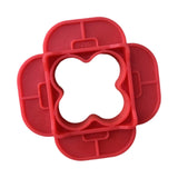 Maxbell Deck Spacer Tool Portable Deck Board Gap Tool for Hardwood PVC Decking Board Red 1 Piece