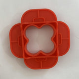 Maxbell Deck Spacer Tool Portable Deck Board Gap Tool for Hardwood PVC Decking Board Red 1 Piece