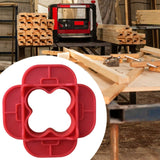 Maxbell Deck Spacer Tool Portable Deck Board Gap Tool for Hardwood PVC Decking Board Red 1 Piece
