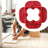 Maxbell Deck Spacer Tool Portable Deck Board Gap Tool for Hardwood PVC Decking Board Red 1 Piece