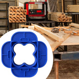 Maxbell Deck Spacer Tool Portable Deck Board Gap Tool for Hardwood PVC Decking Board Blue 1 Piece
