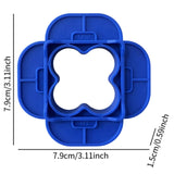 Maxbell Deck Spacer Tool Portable Deck Board Gap Tool for Hardwood PVC Decking Board Blue 1 Piece