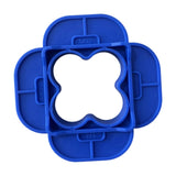 Maxbell Deck Spacer Tool Portable Deck Board Gap Tool for Hardwood PVC Decking Board Blue 1 Piece