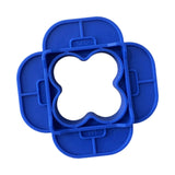 Maxbell Deck Spacer Tool Portable Deck Board Gap Tool for Hardwood PVC Decking Board Blue 1 Piece