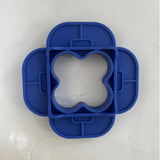 Maxbell Deck Spacer Tool Portable Deck Board Gap Tool for Hardwood PVC Decking Board Blue 4 Pieces