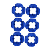 Maxbell Deck Spacer Tool Portable Deck Board Gap Tool for Hardwood PVC Decking Board Blue 6 Pieces