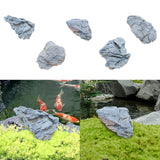 Maxbell Realistic Faux Stone Simulated Landscaping Rock for Garden Terrace Courtyard Style A