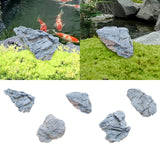 Maxbell Realistic Faux Stone Simulated Landscaping Rock for Garden Terrace Courtyard Style A