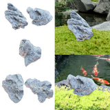 Maxbell Fake Stone Artistic Simulated Landscaping Stone for Outdoor Backyard Terrace 28x19x17 cm