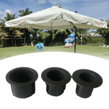 Maxbell 3 Pieces Sun Umbrella Base Mouth Cover Replacement for Balconies Accessories