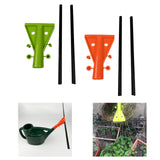 Maxbell Watering Can Sprinkler Attachment Simple Assembly Multipurpose Water Divider Green