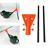 Maxbell Watering Can Sprinkler Attachment Simple Assembly Multipurpose Water Divider Orange