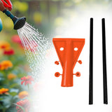 Maxbell Watering Can Sprinkler Attachment Simple Assembly Multipurpose Water Divider Orange