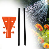 Maxbell Watering Can Sprinkler Attachment Simple Assembly Multipurpose Water Divider Orange