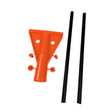 Maxbell Watering Can Sprinkler Attachment Simple Assembly Multipurpose Water Divider Orange