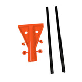 Maxbell Watering Can Sprinkler Attachment Simple Assembly Multipurpose Water Divider Orange