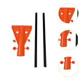 Maxbell Watering Can Sprinkler Attachment Simple Assembly Multipurpose Water Divider Orange
